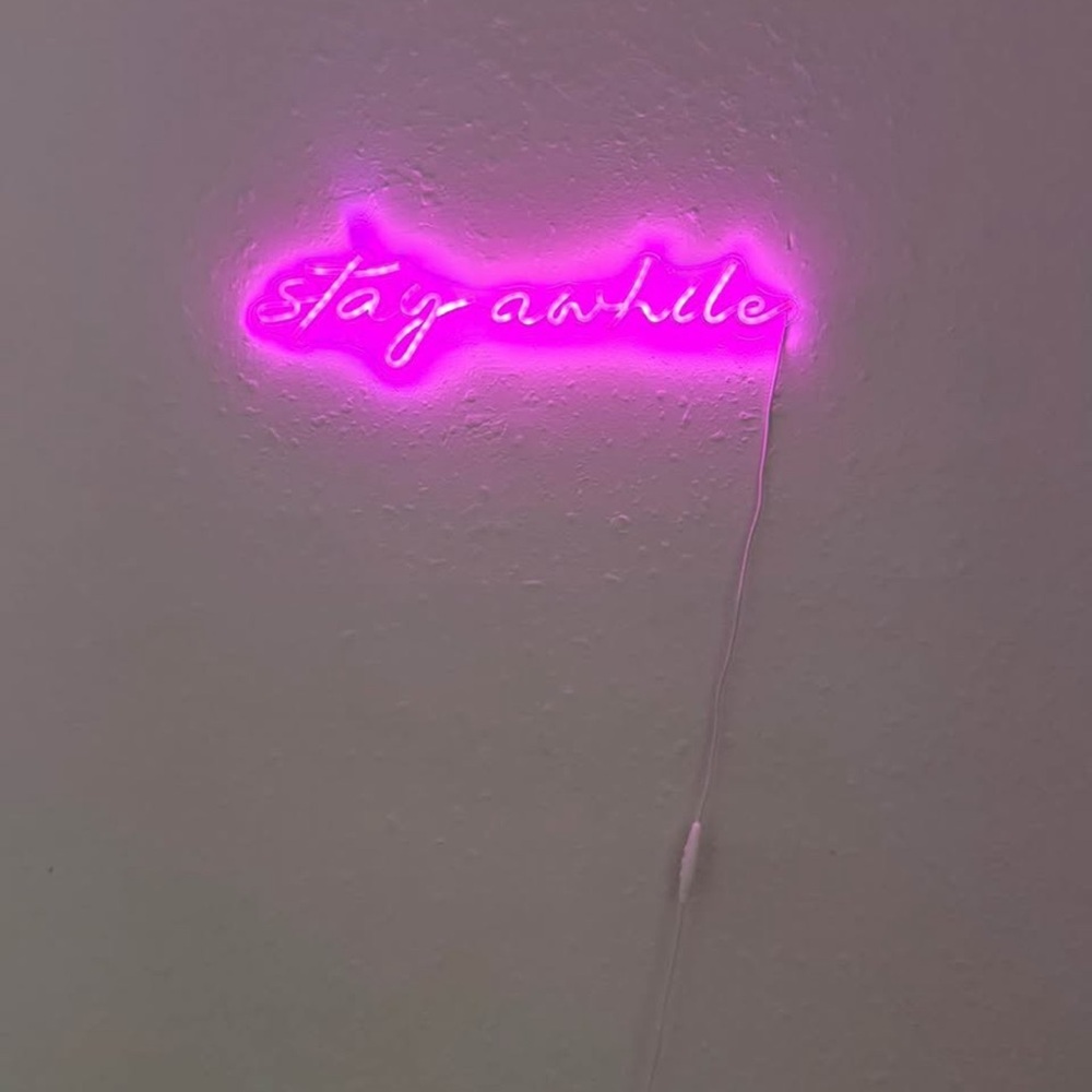 Pink Neon Wall Sign